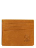 Suede card holder