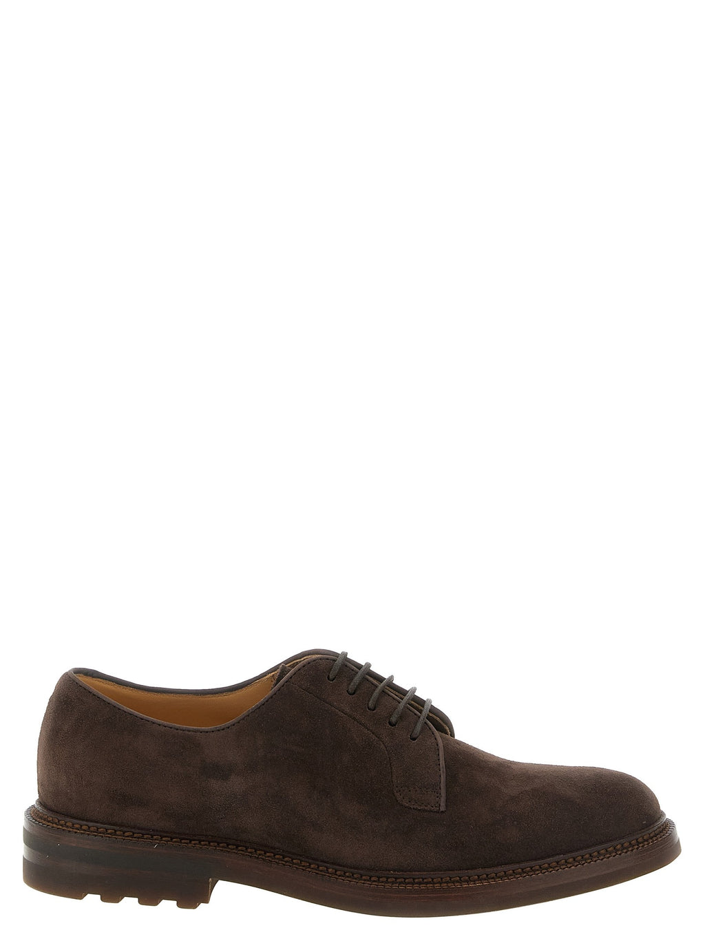 Suede derby