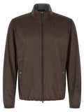 Suede effect jacket