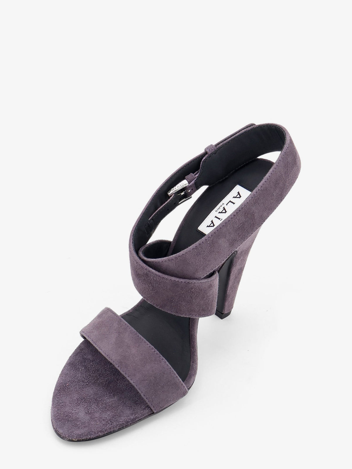 Suede heeled sandals 4