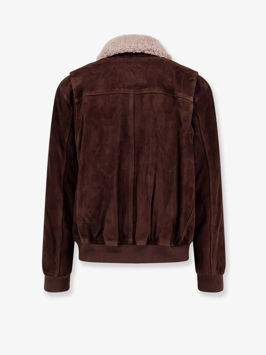 Suede Jacket with fur collar 2