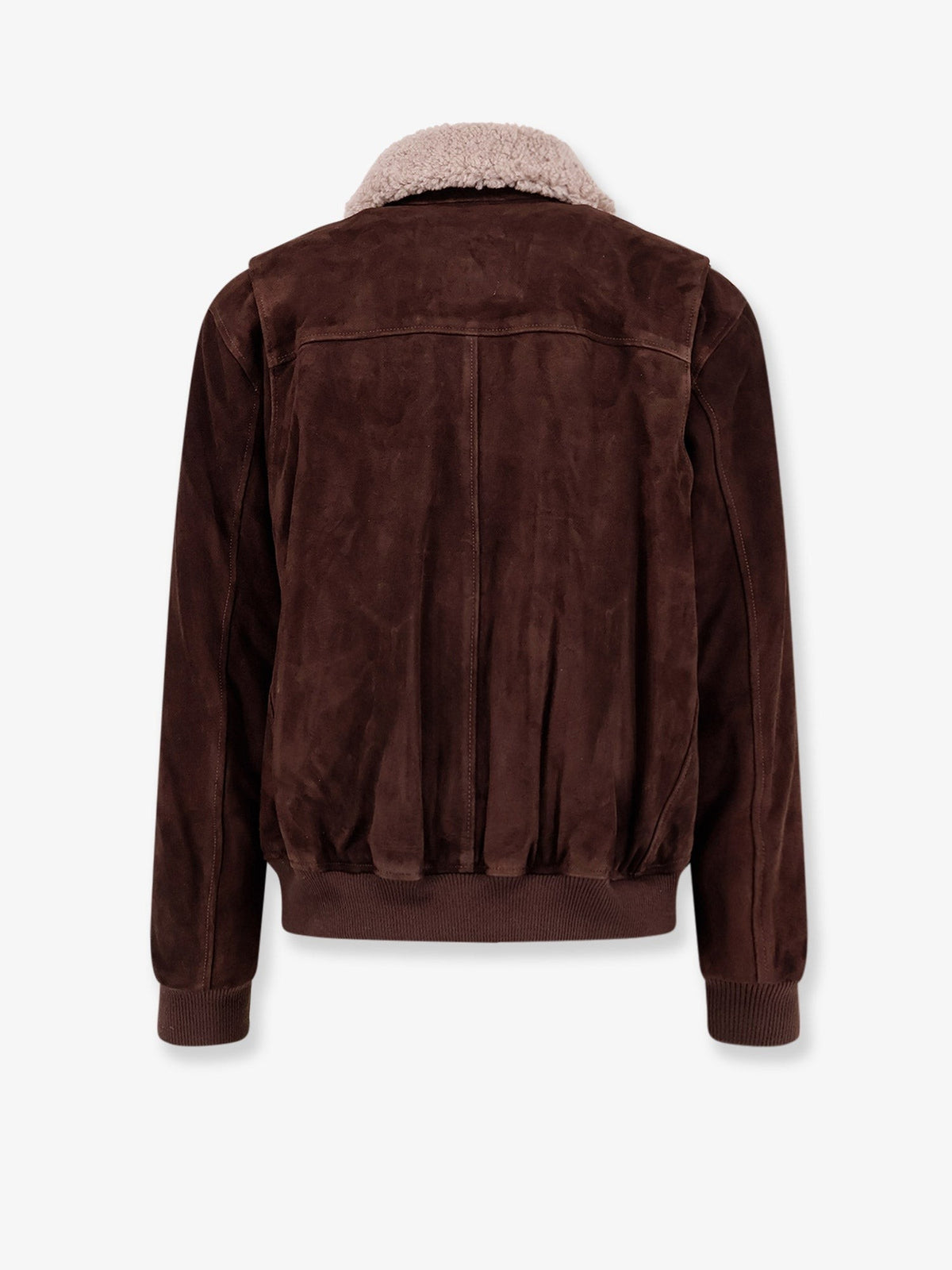 Suede Jacket with fur collar 2
