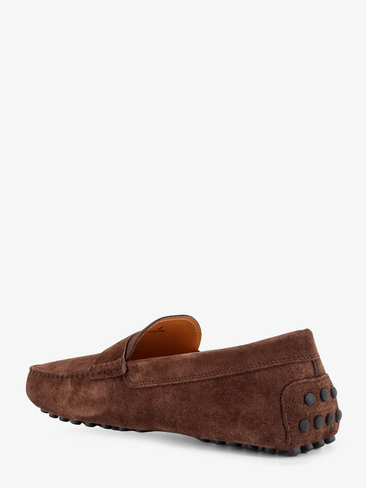 Suede loafers with Gommini detail on the back 3