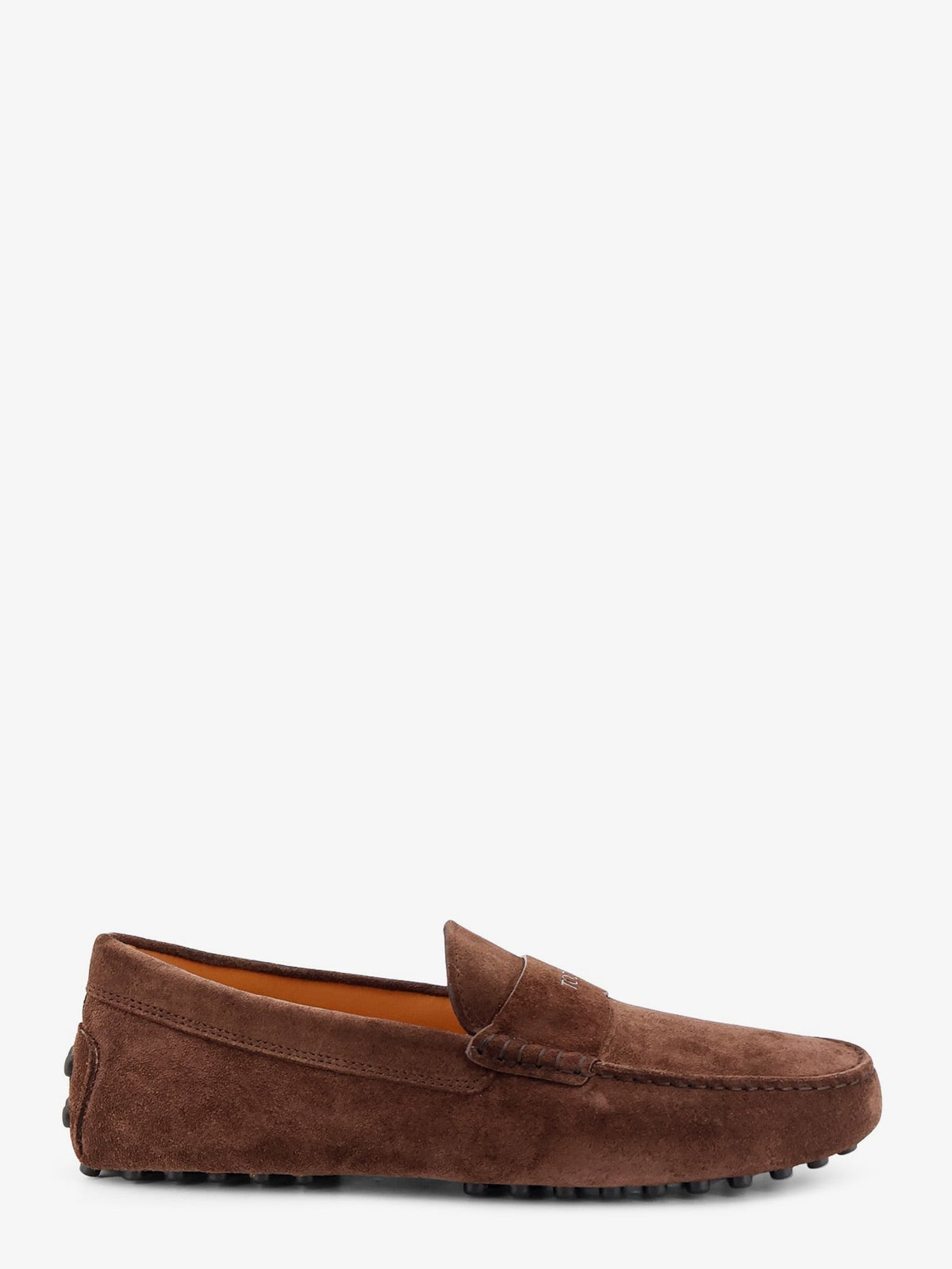 Suede loafers with Gommini detail on the back