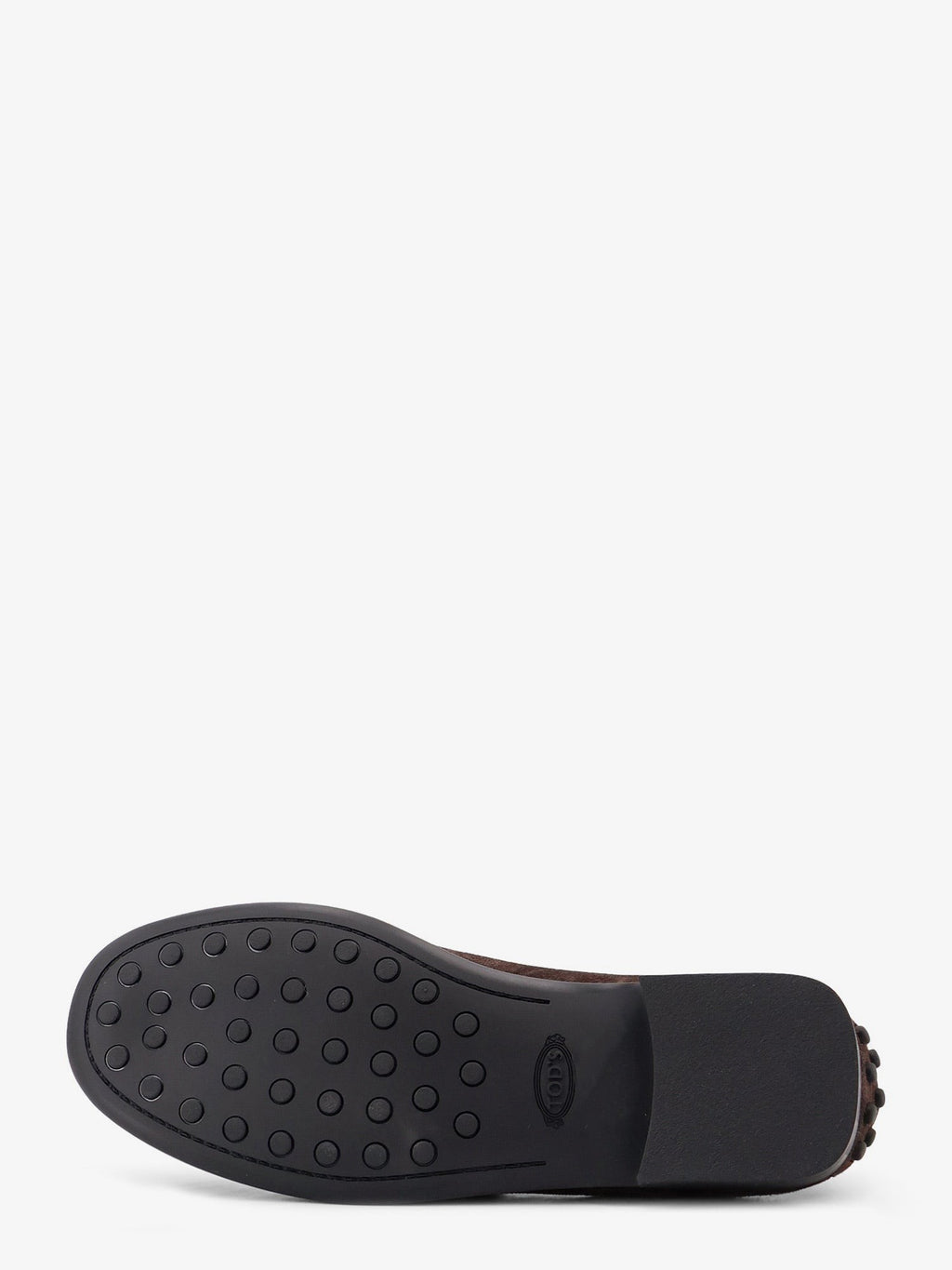 Suede loafers with side logo 4