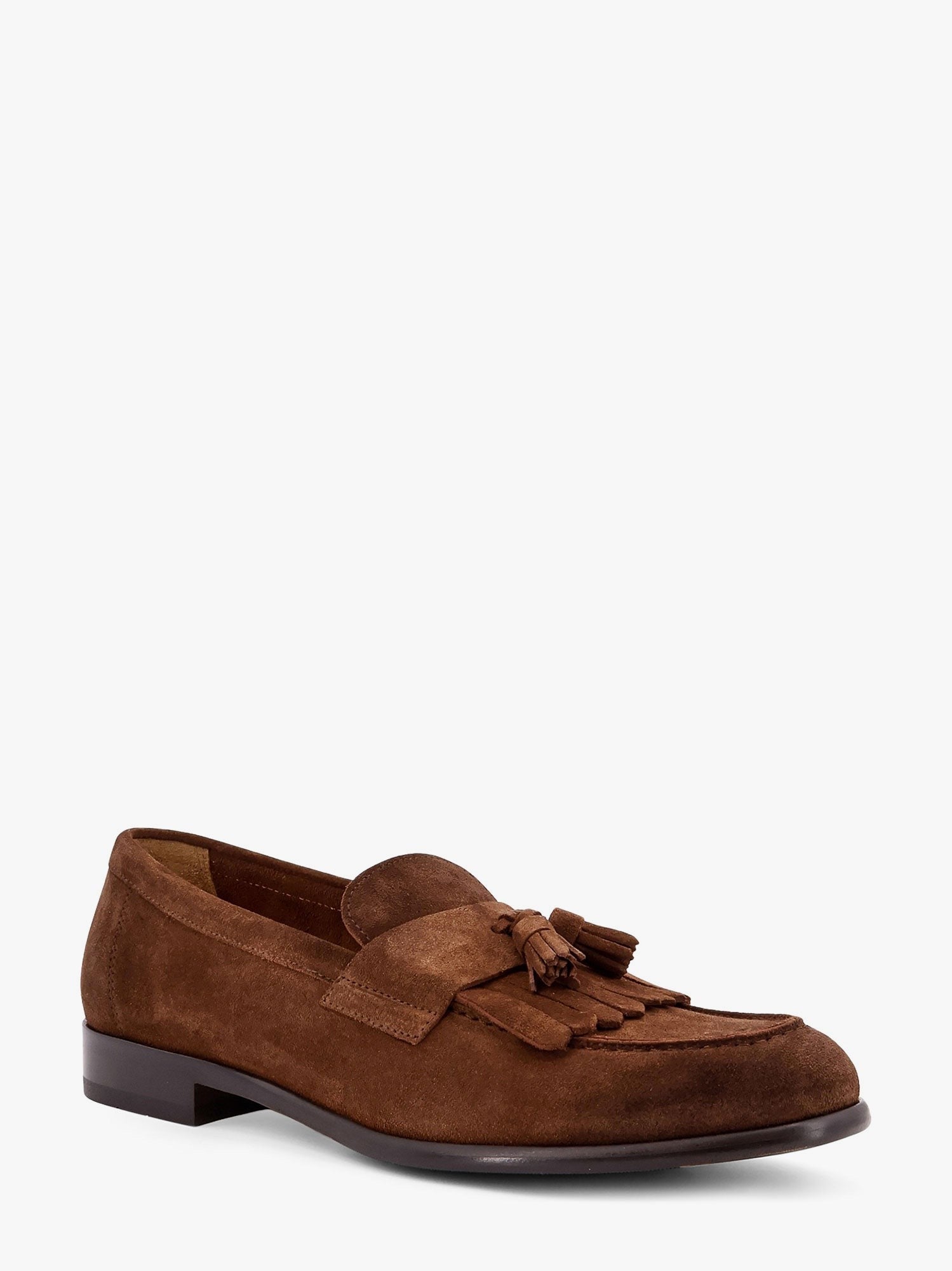 Suede loafers with tassels 2