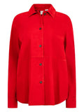 SUEDE "OVERSHIRT" SHIRT