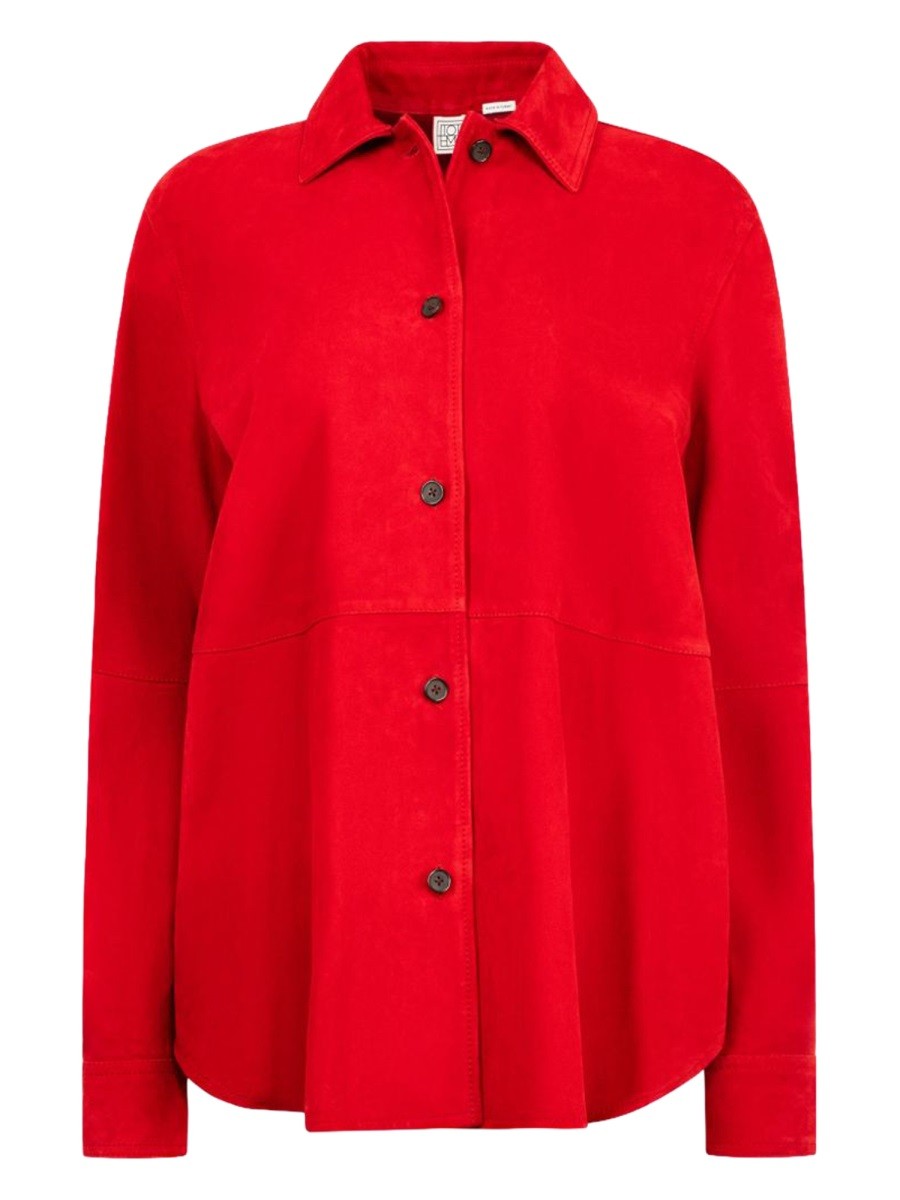 SUEDE "OVERSHIRT" SHIRT