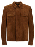 Suede overshirt