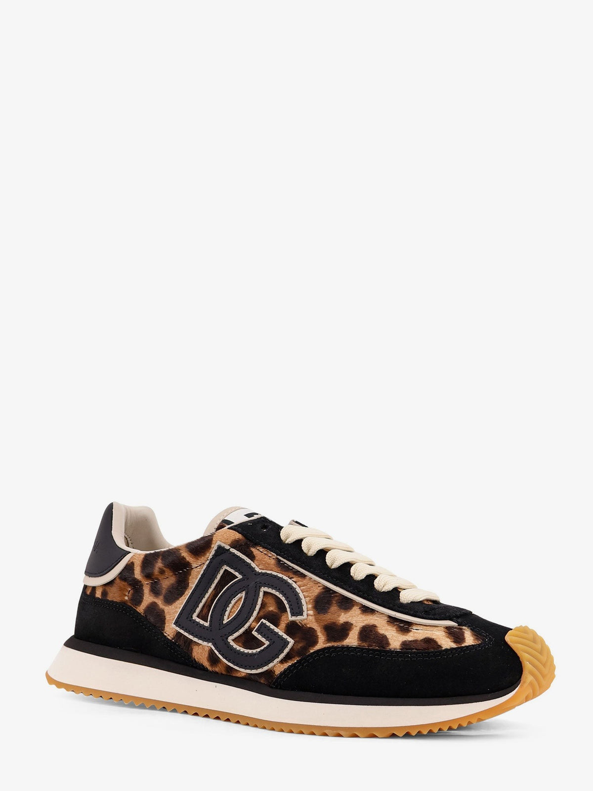 Suede sneakers with animal print 2