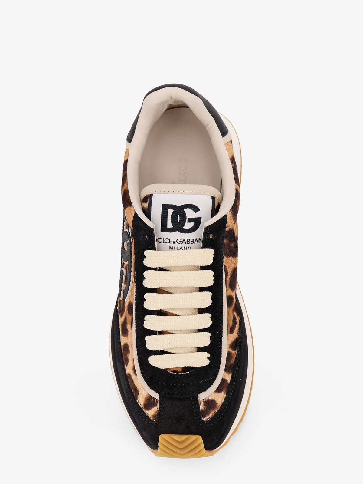 Suede sneakers with animal print 5