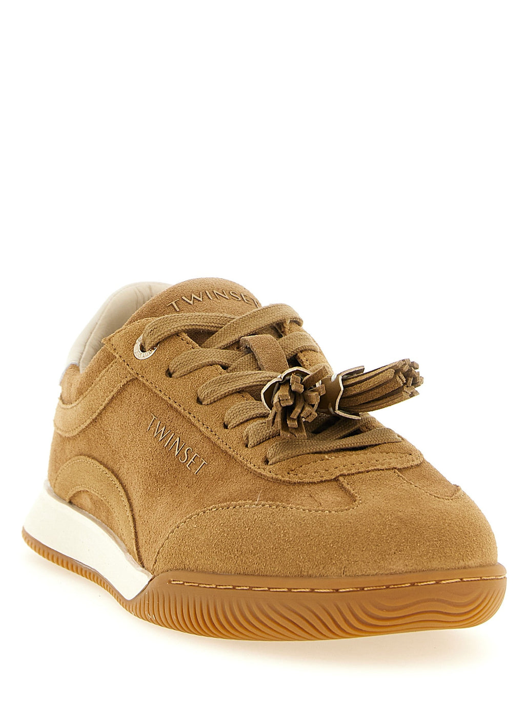 Suede sneakers with tassels 2