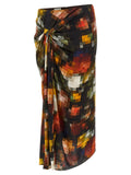 'Suma Bis' draped skirt
