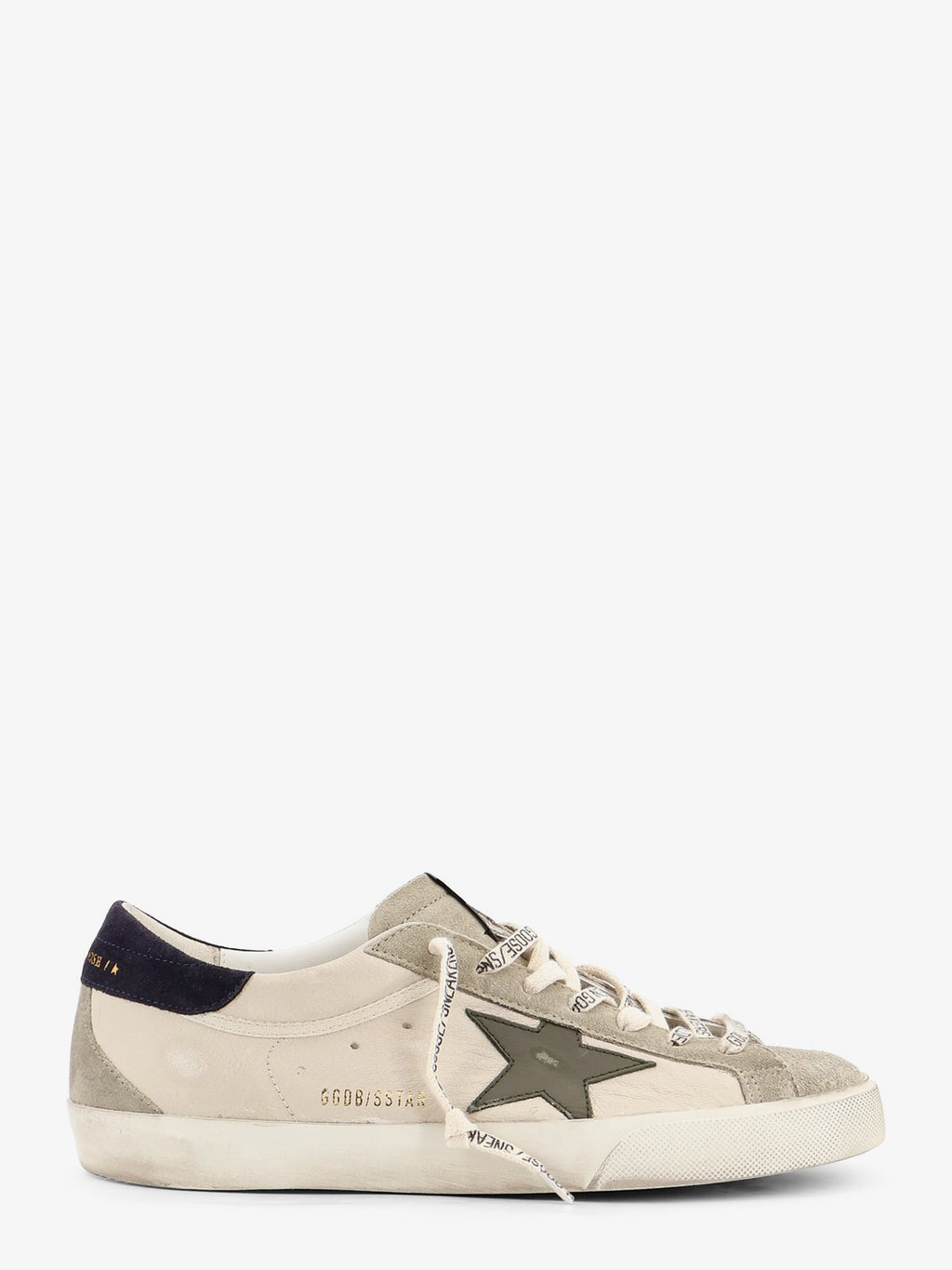 Super-star leather and suede sneakers with iconic side logo