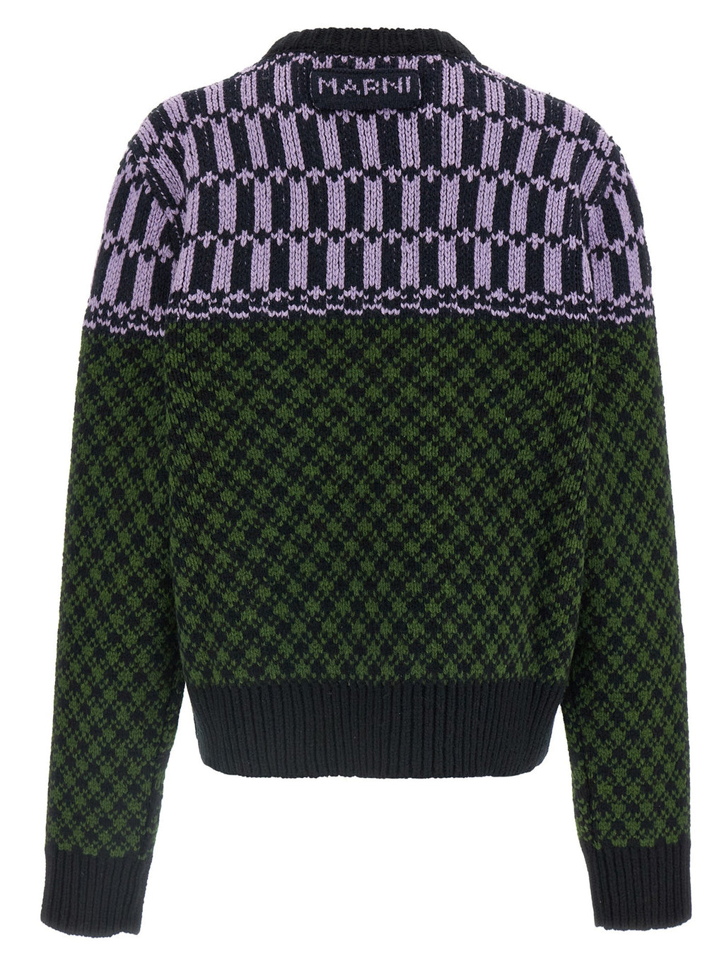 Sweater with geometric pattern 2