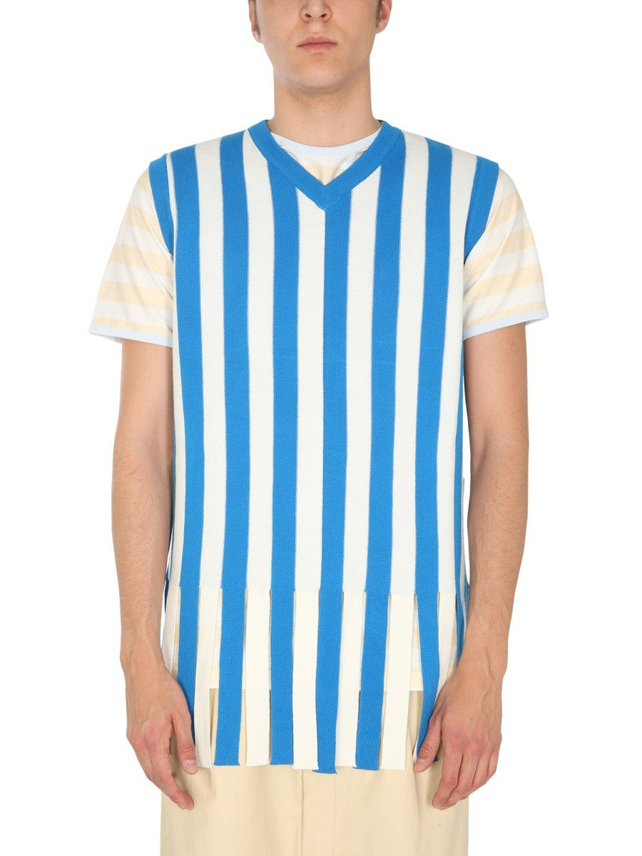 SWEATER WITH STRIPED PATTERN