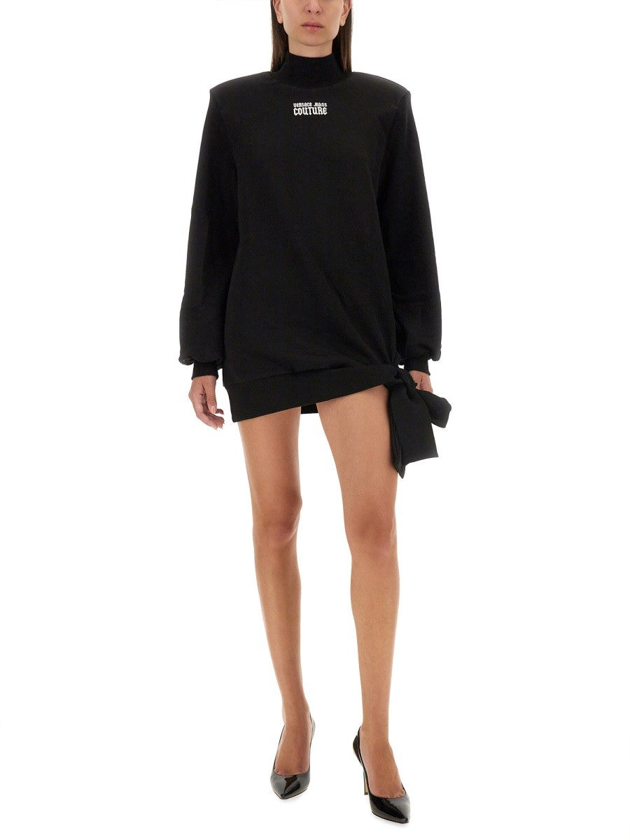 SWEATSHIRT DRESS WITH LOGO 2