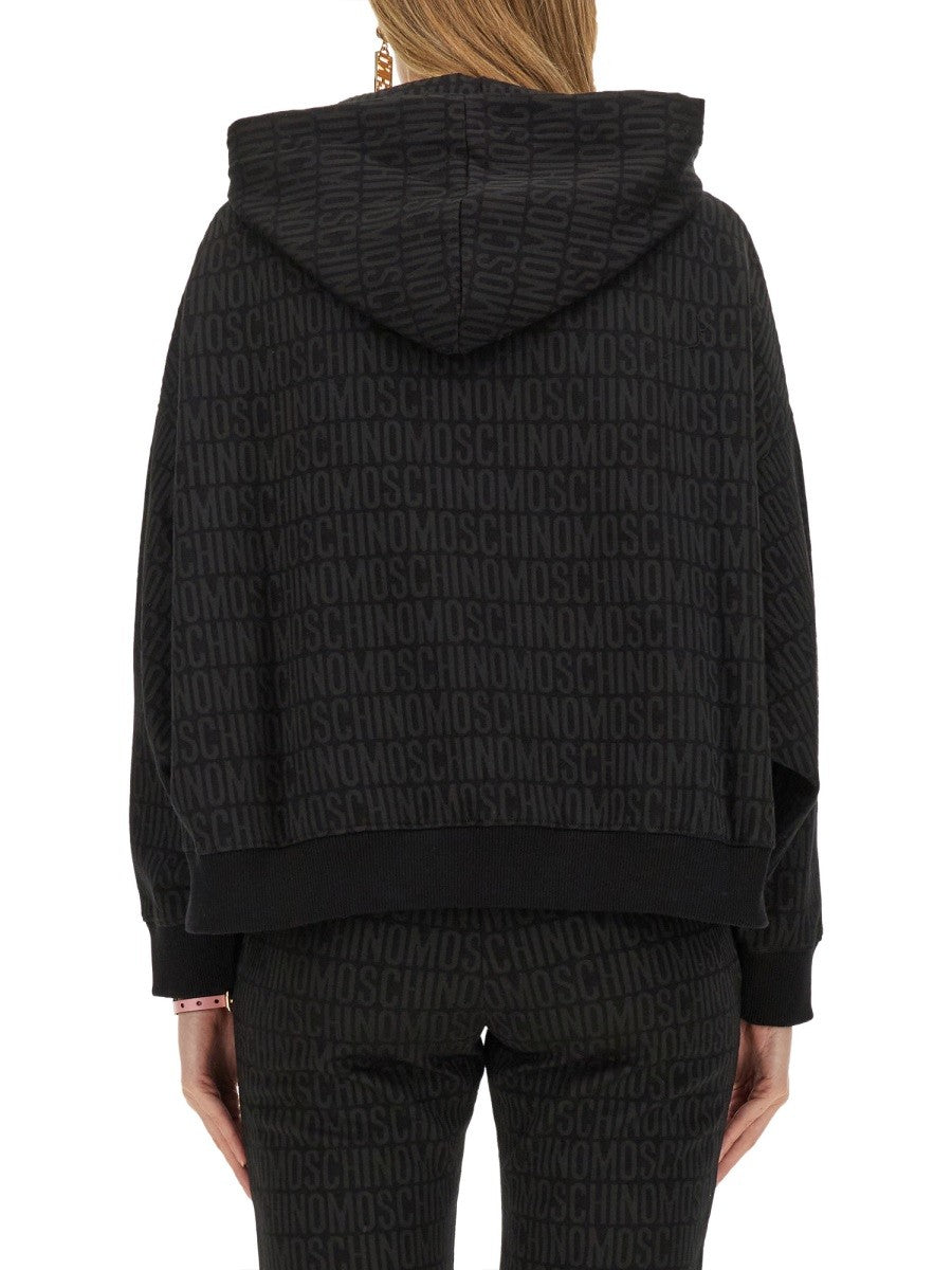 SWEATSHIRT WITH ALL OVER LOGO 3
