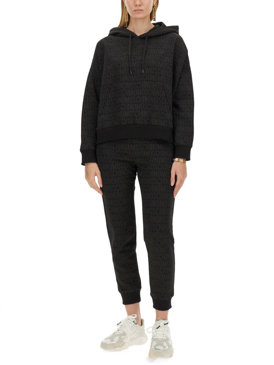 SWEATSHIRT WITH ALL OVER LOGO 2