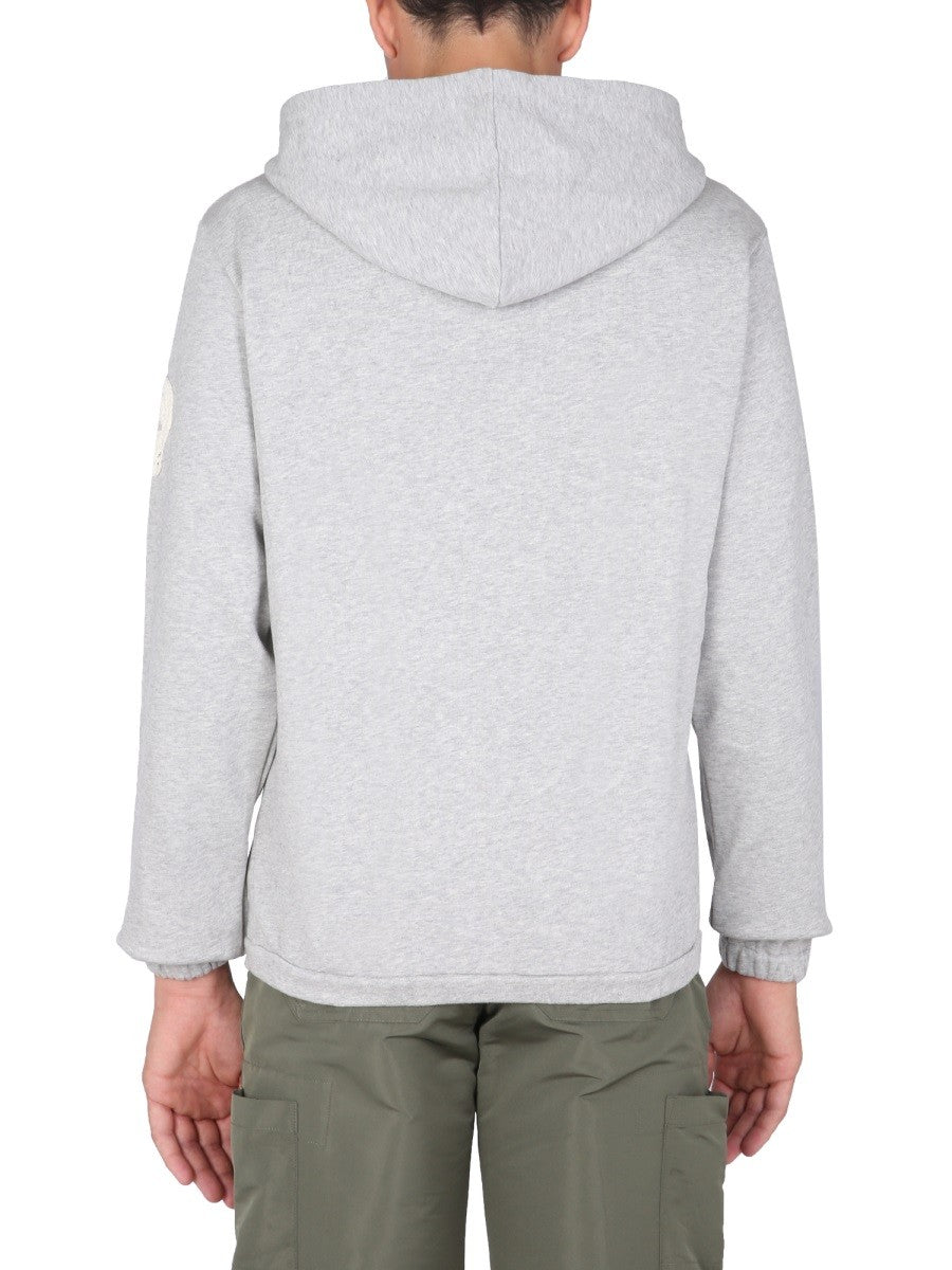 SWEATSHIRT WITH EMBROIDERED SKULL 3