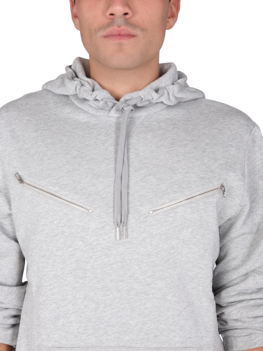 SWEATSHIRT WITH EMBROIDERED SKULL 4