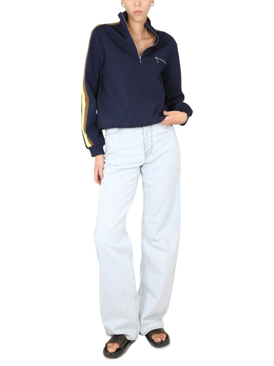 SWEATSHIRT WITH FRONT ZIPPER 2