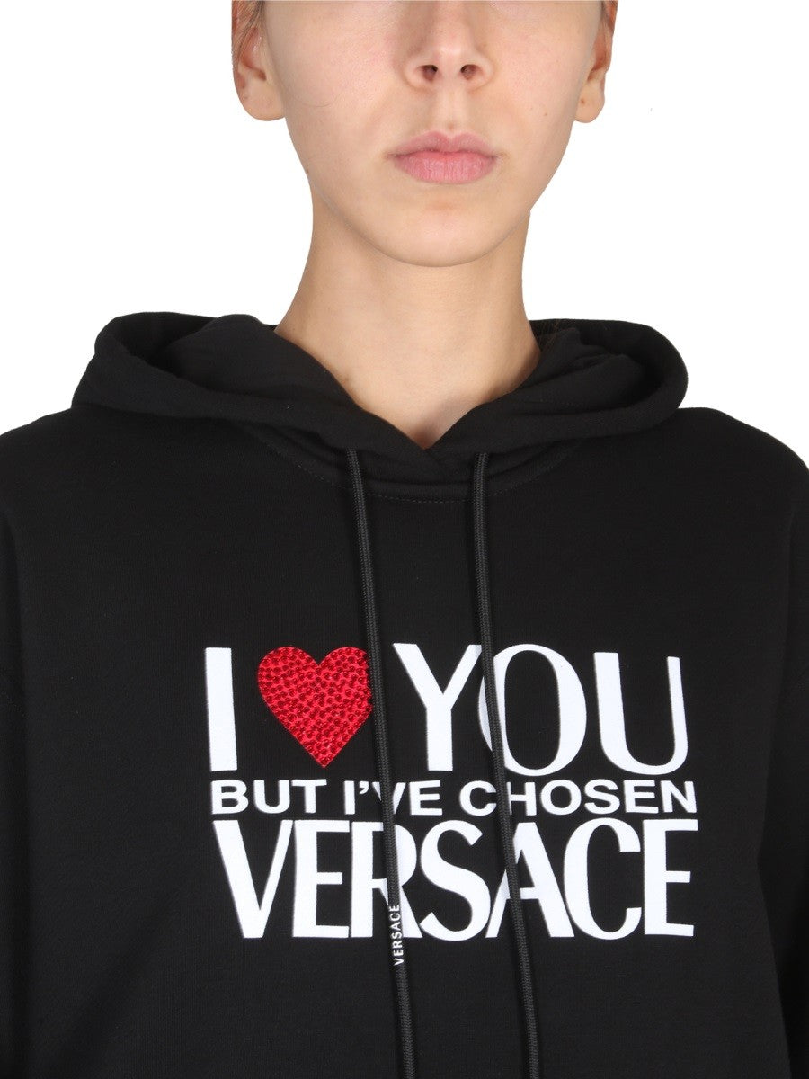 SWEATSHIRT WITH I LOVE YOU LOGO 4