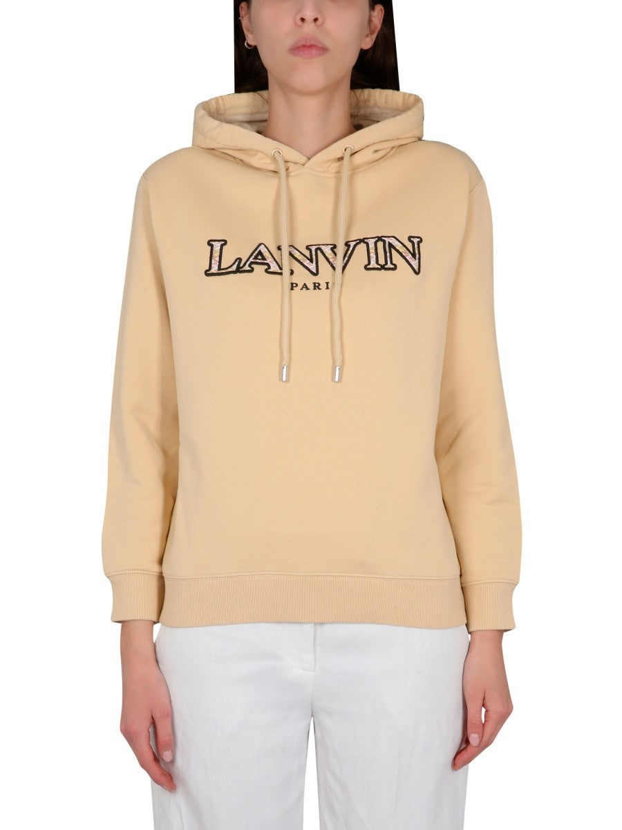 SWEATSHIRT WITH LOGO EMBROIDERY