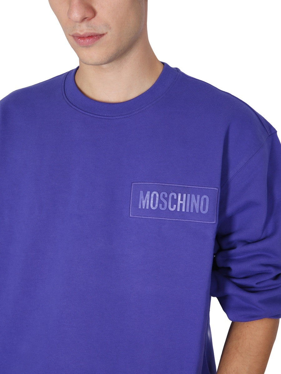 SWEATSHIRT WITH LOGO PATCH 4