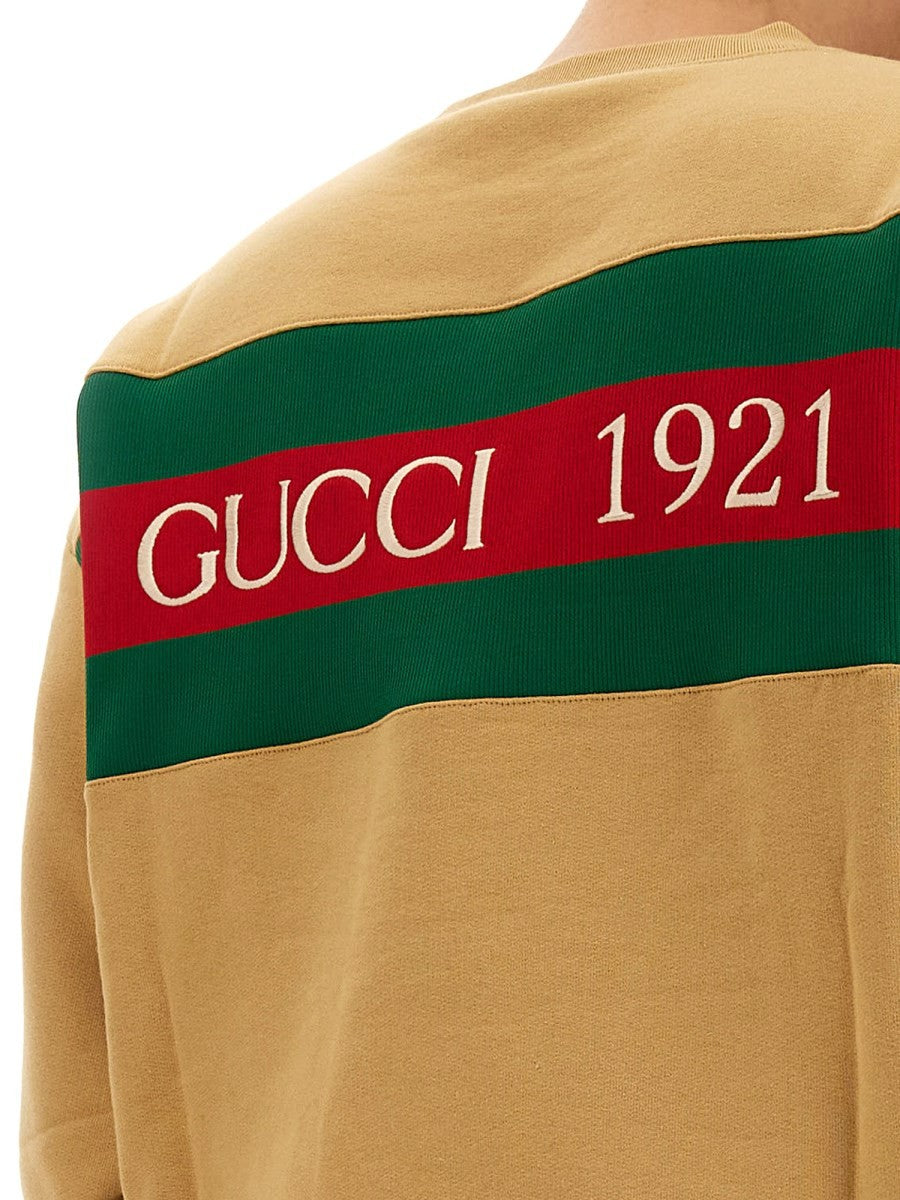 SWEATSHIRT WITH WEB RIBBON 4
