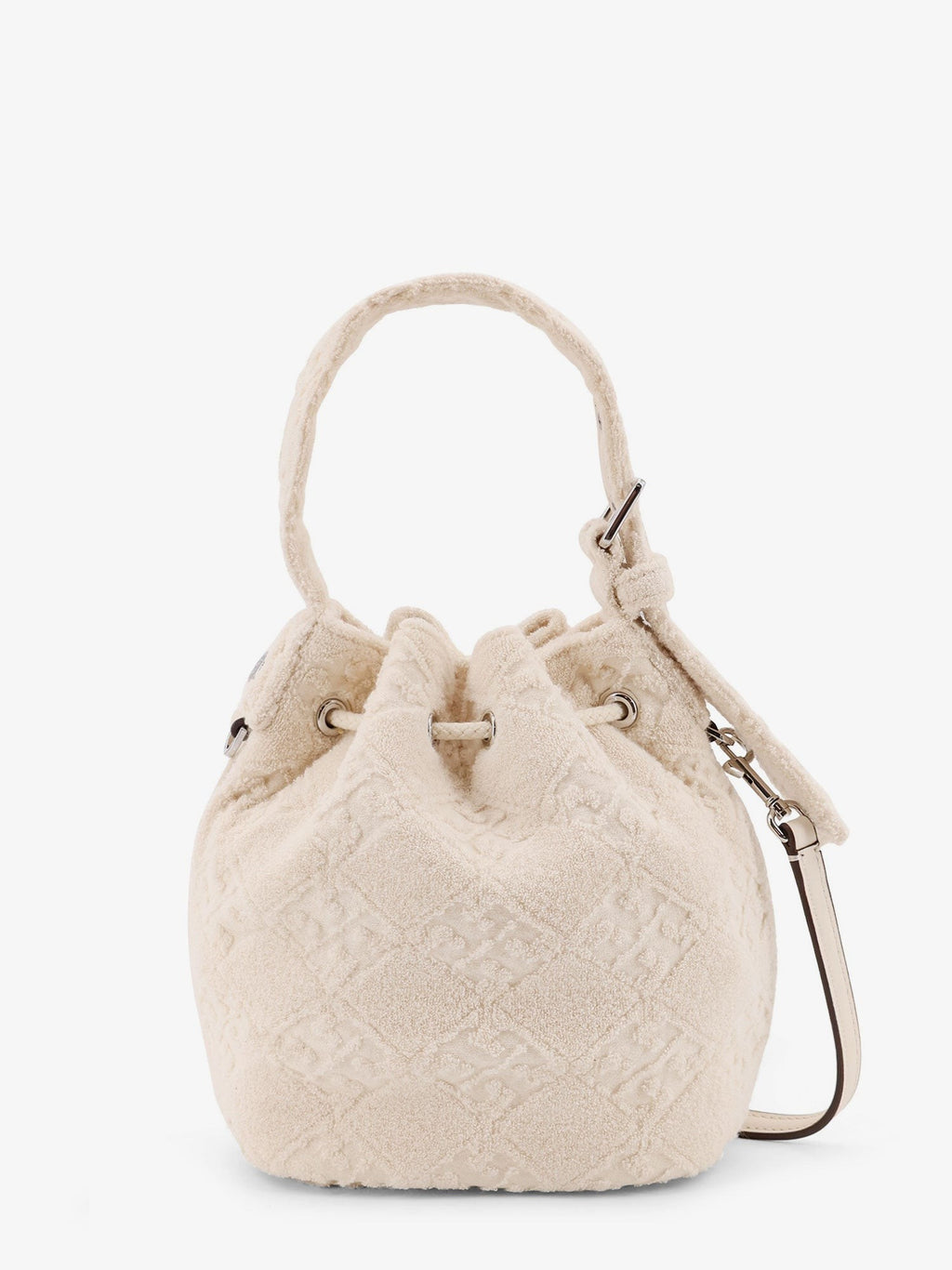 T Monogram Terry Mini canvas bucket bag 2