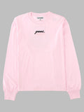T-Shirt A Manica Lunga Con Logo e Stampa