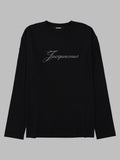 T-shirt a Maniche Lunghe con Logo