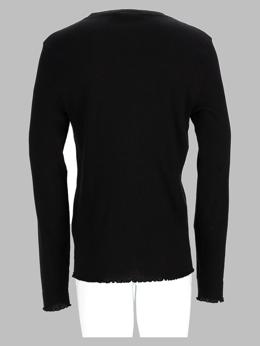 T-Shirt A Manicia Lunga In Misto Cotone 2