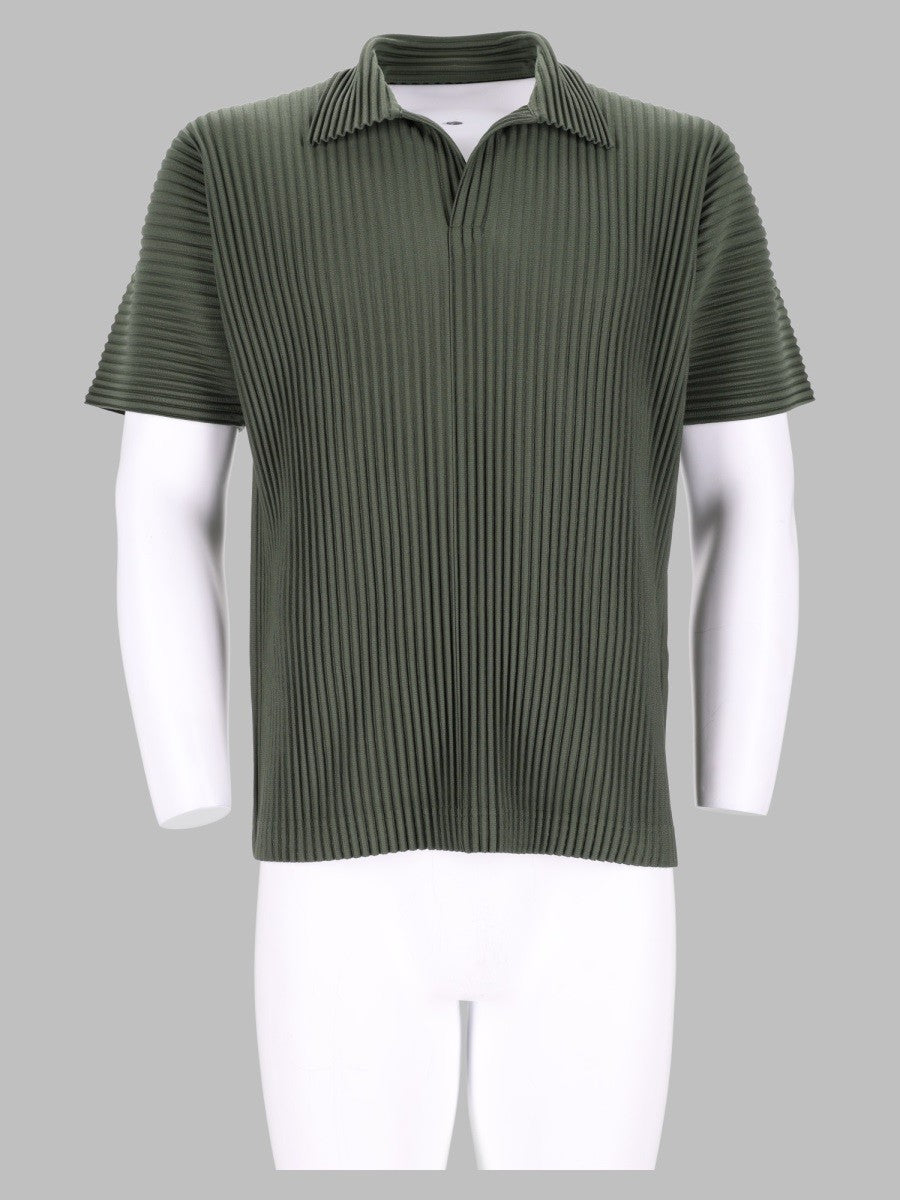 T-Shirt Con Colletto Polo