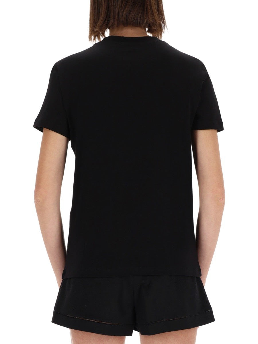 T-SHIRT CON LOGO E STRASS 3