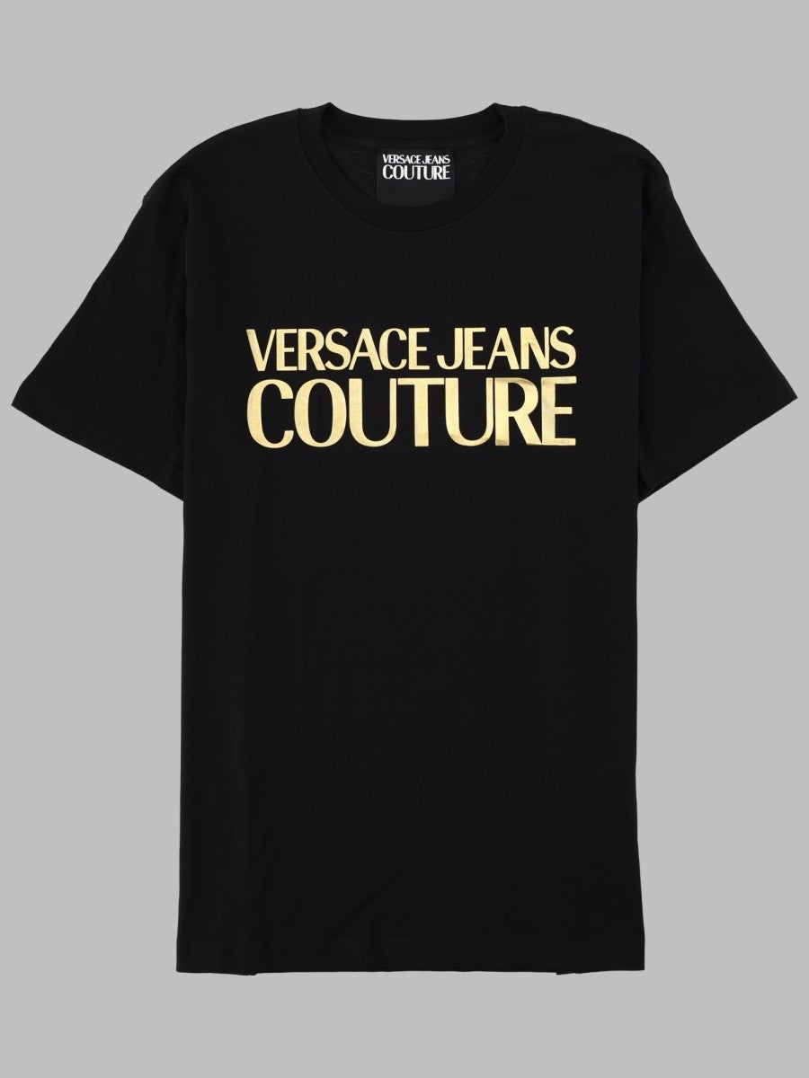 T-SHIRT CON LOGO METALLIZZATO