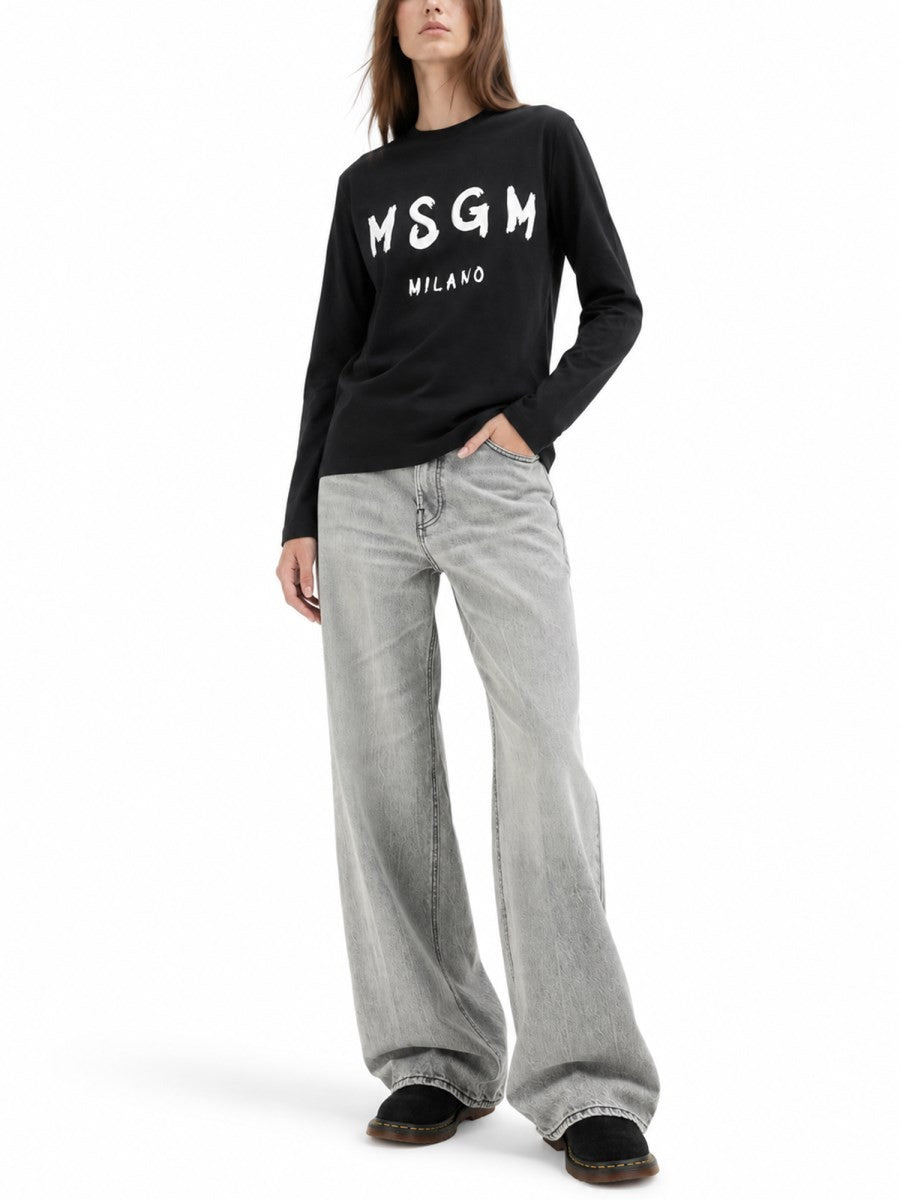T-SHIRT CON LOGO PENNELLATO 2