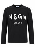 T-SHIRT CON LOGO PENNELLATO