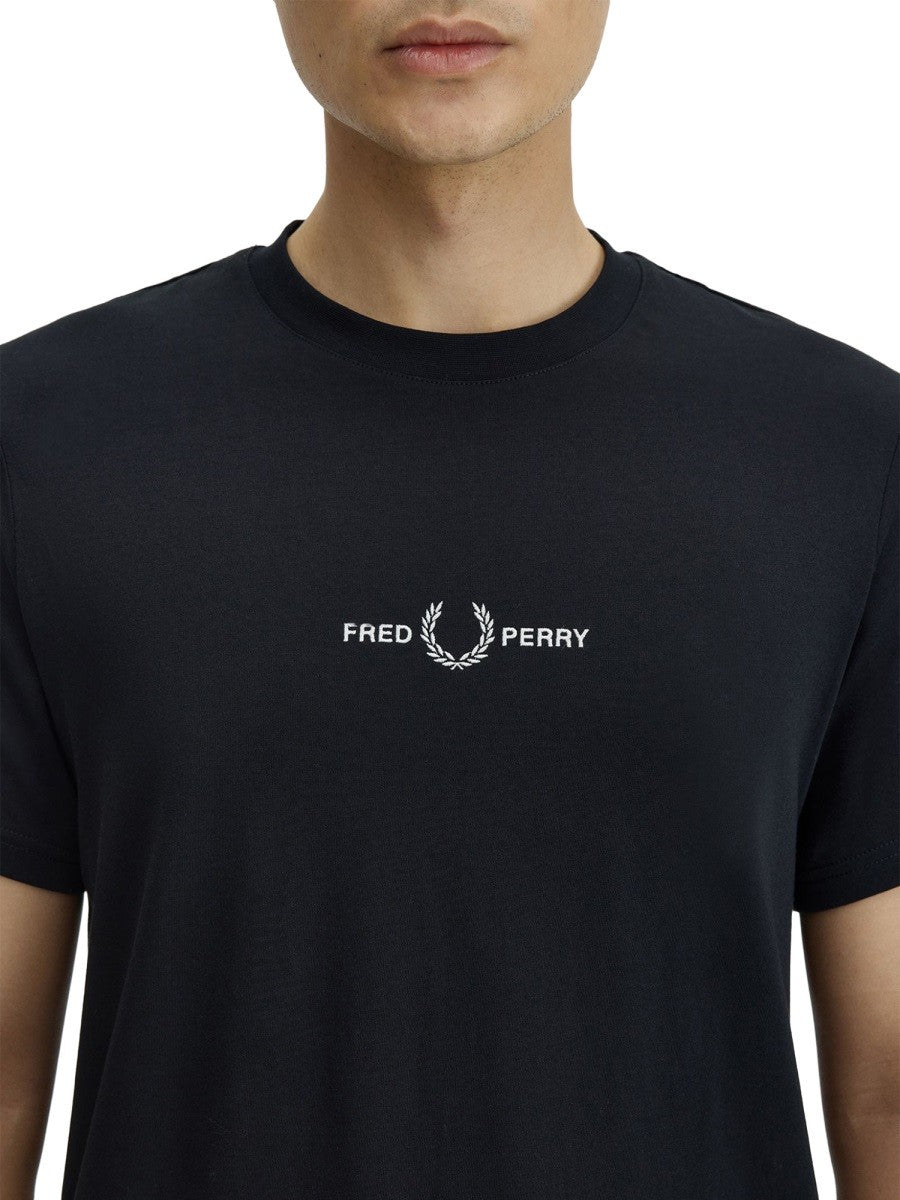 T-Shirt Con Logo Ricamato 3