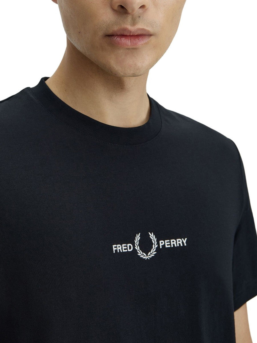 T-Shirt Con Logo Ricamato 4