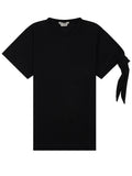 t-shirt con manica annodata