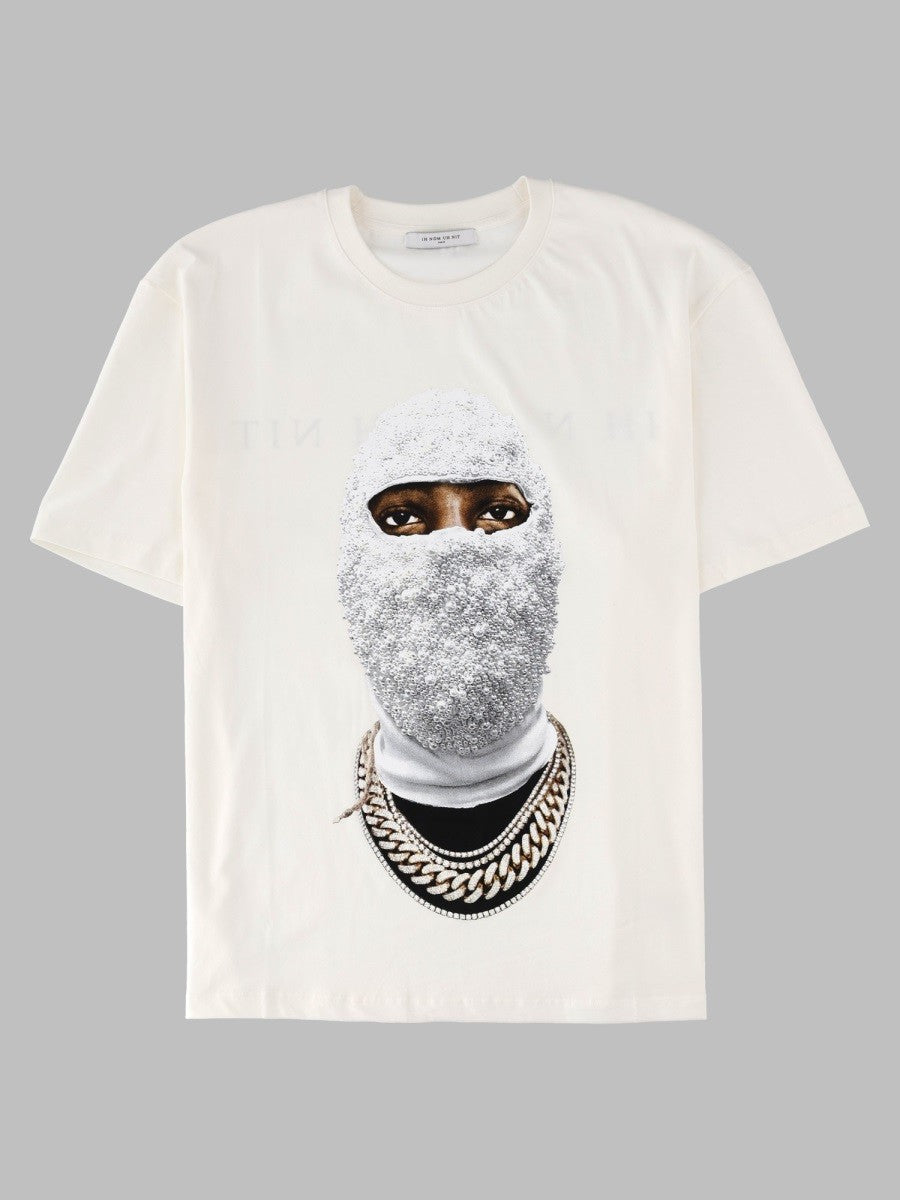 T-Shirt con Stampa "Mask Future"
