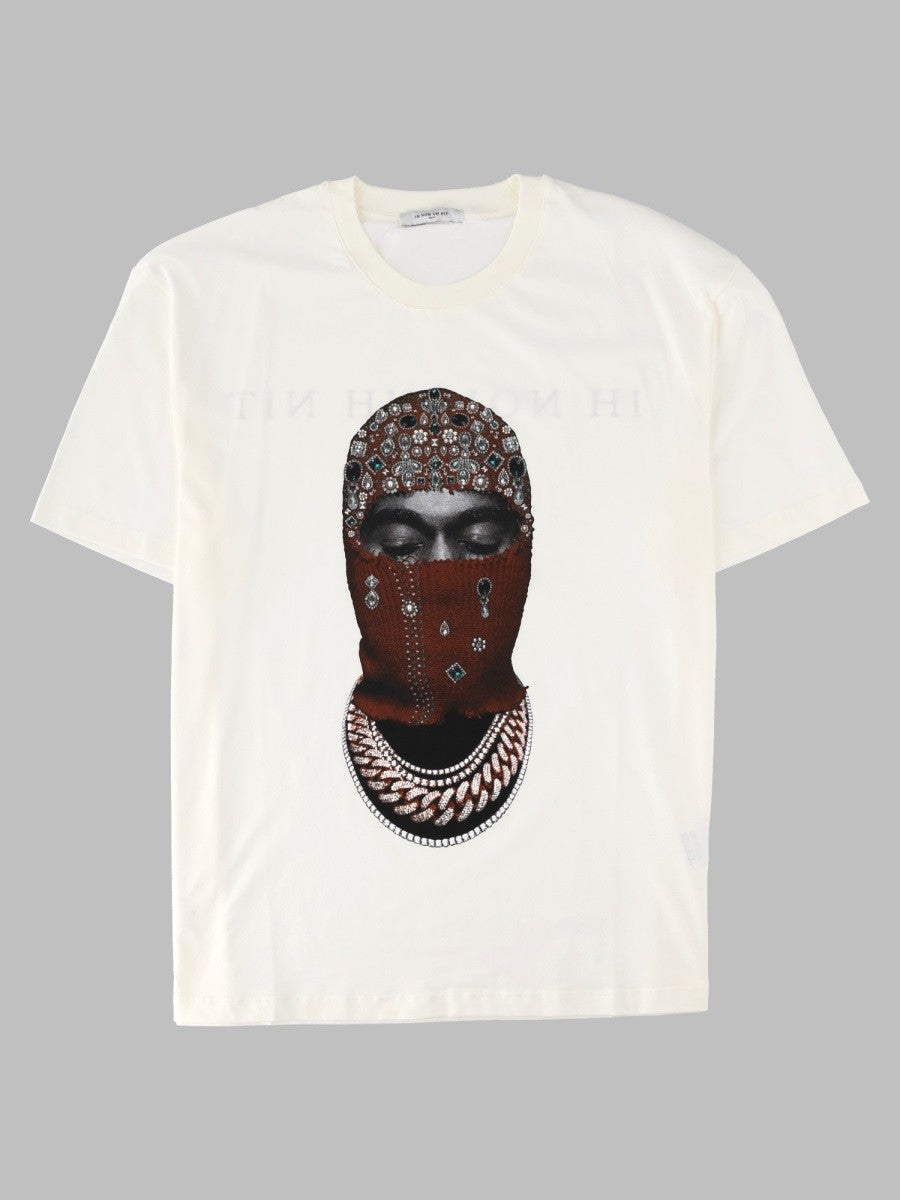 T-shirt con Stampa "Mask Jewelry"