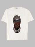 T-shirt con Stampa "Mask Jewelry"