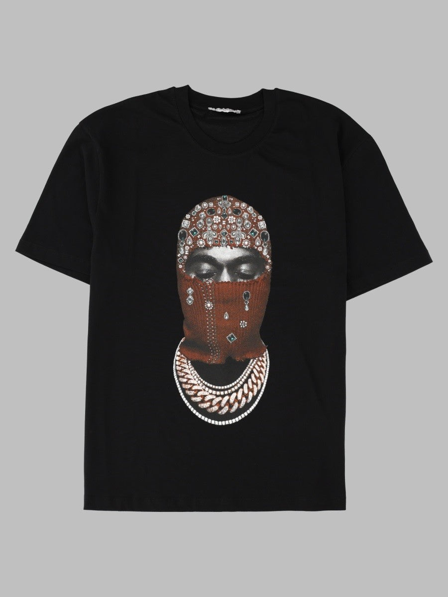 T-shirt con Stampa "Mask Jewelry"
