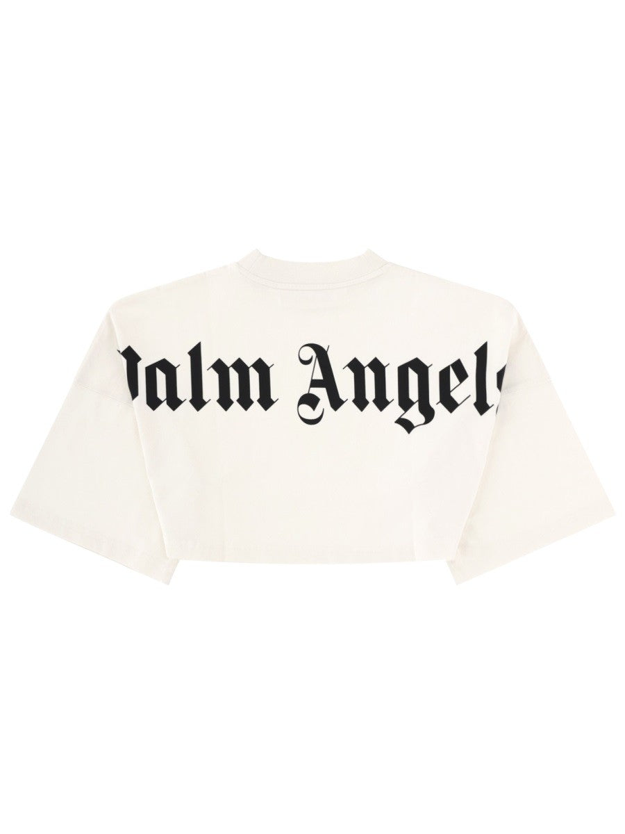 T-SHIRT CROPPED CON LOGO 2