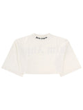 T-SHIRT CROPPED CON LOGO