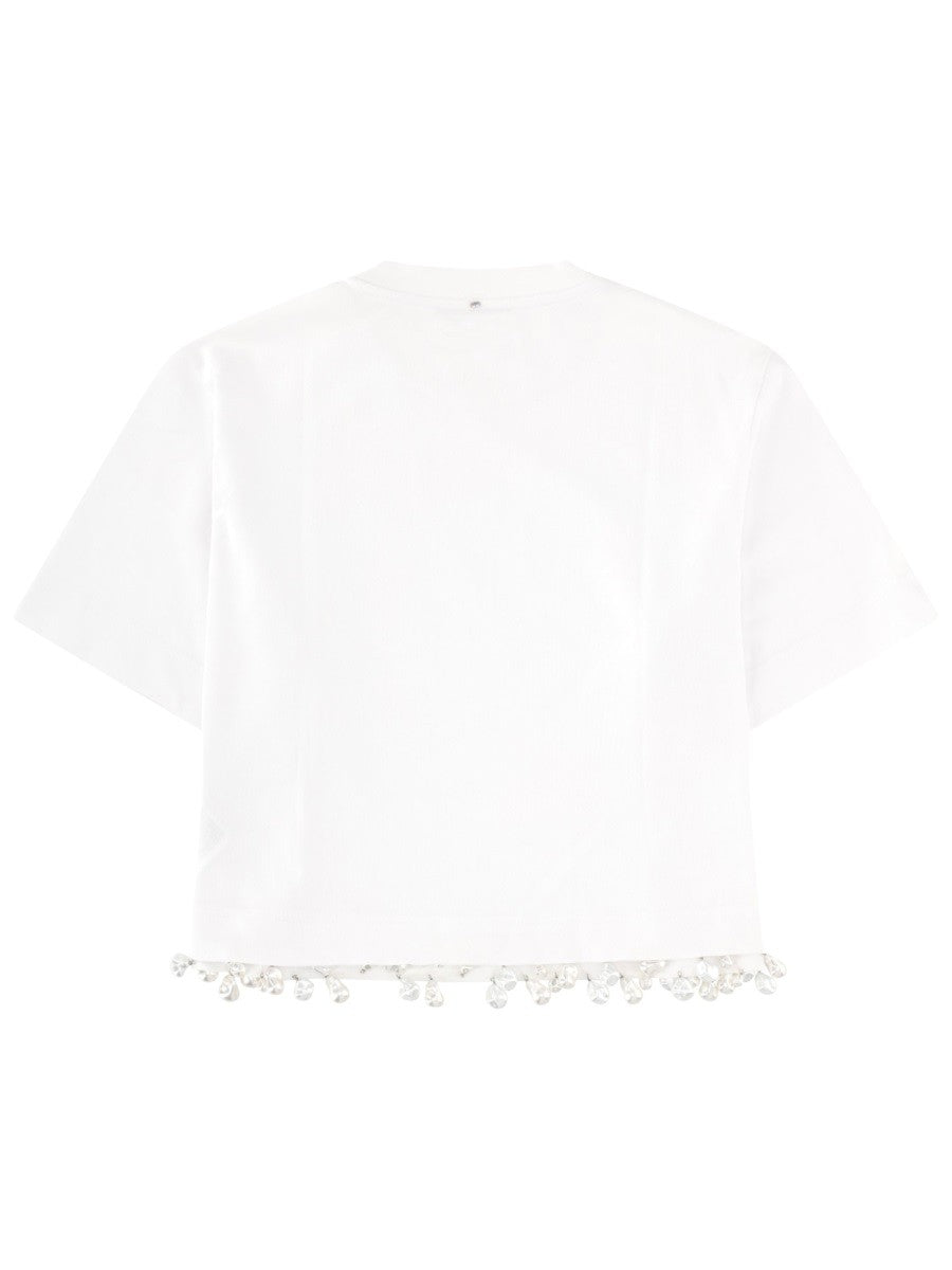 T-SHIRT "PALMAS" CON PERLE RICAMATE 2