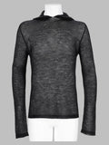 T-Shirt Trasparente Con Cappuccio